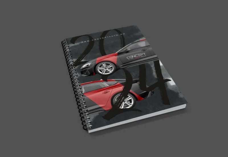 Agendă personalizată din portofoliul Black Design (2)