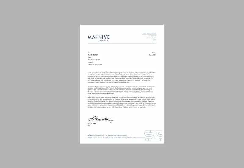 Document de prezentare