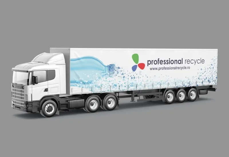 Grafică pe camion